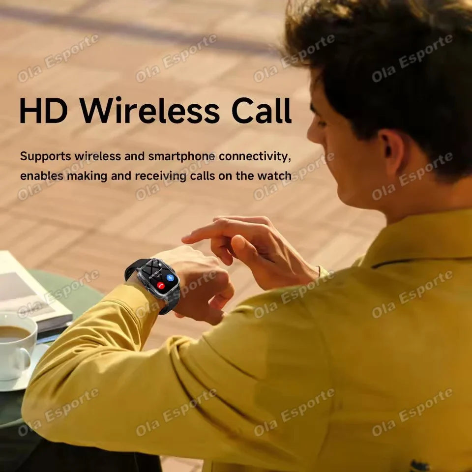 Ola Esporte HW12 Military Smartwatch | Flashlight & Bluetooth Call