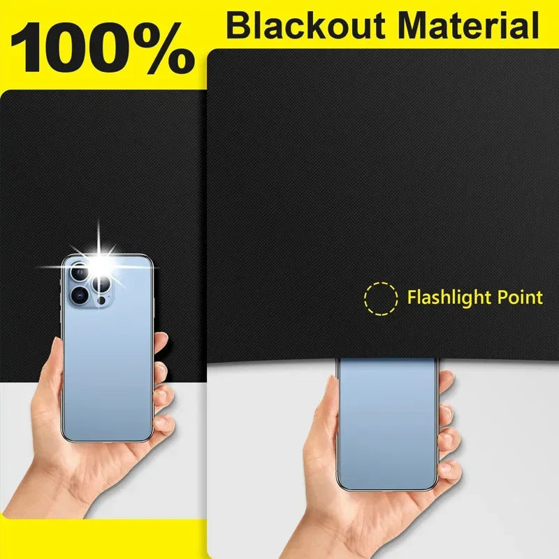 Temporary Blackout Blinds – Portable 100% Blackout Curtains