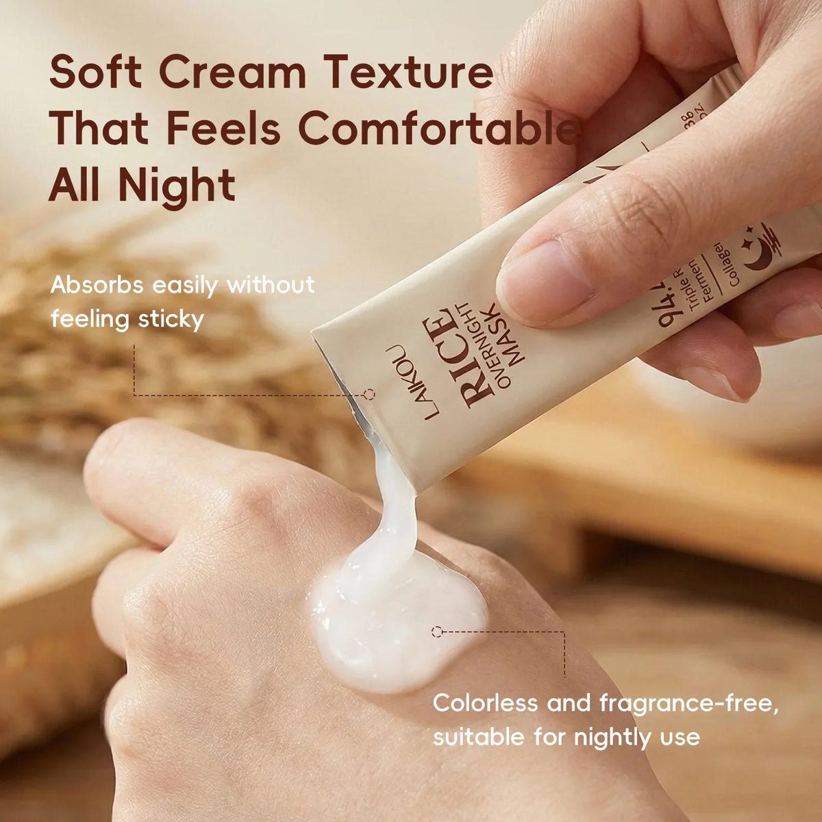 Rice Pulp Brightening Sleep Mask | Korean Skincare