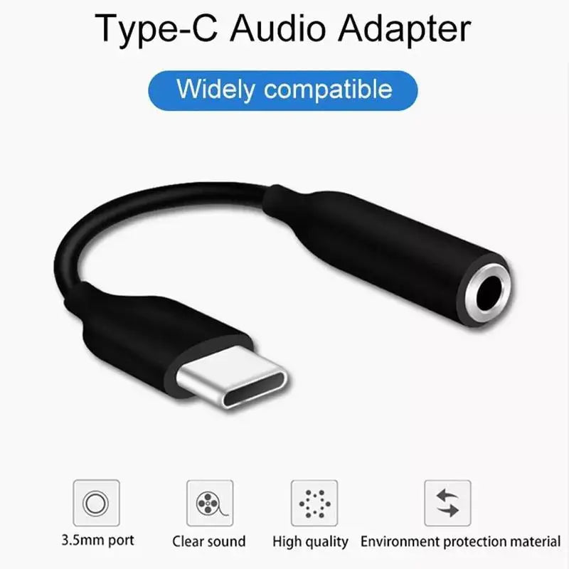 USB-C to 3.5mm Headphone Jack Adapter | Audio Converter