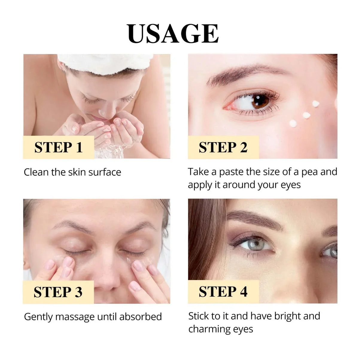 SADOER Snail Eye Cream – Dark Circles, Bags & Anti-Aging