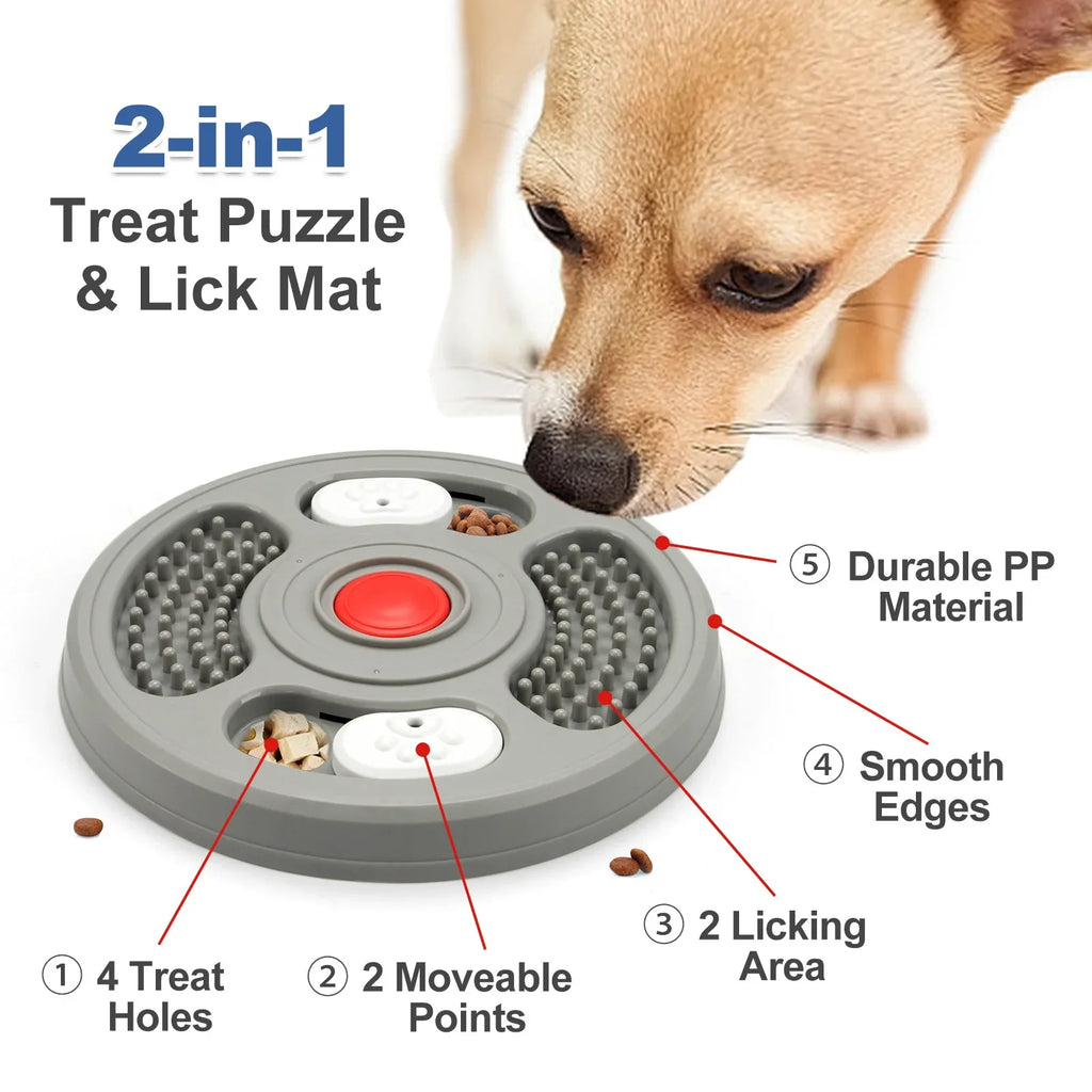 Dog Bowl Pet Slow Food Cats Intelligence Entertainment Gadget That