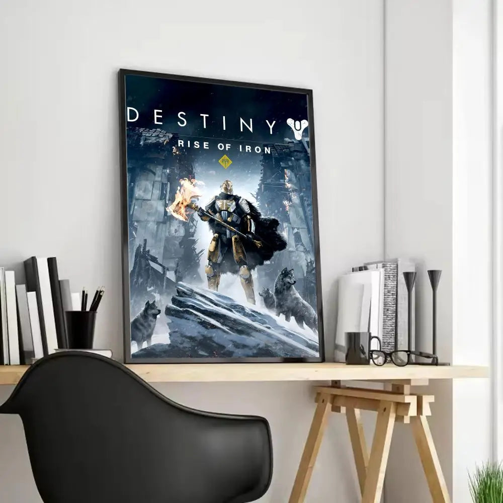 Destiny 2 Canvas Wall Art Poster – UV-Resistant Unframed Print