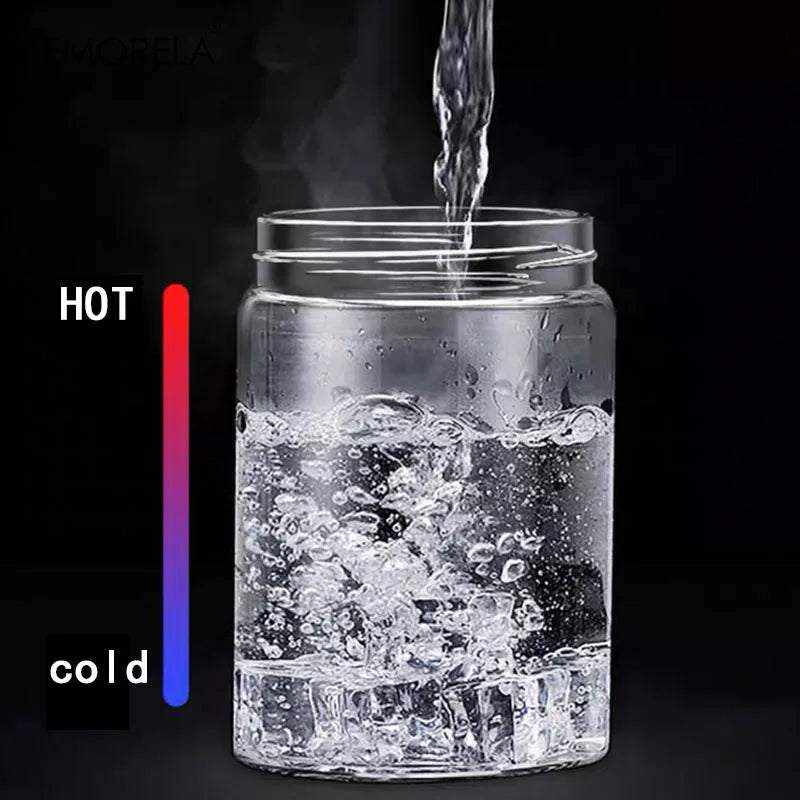 KEMORELA Glass Airtight Storage Jar – Coffee, Cereal & Snacks
