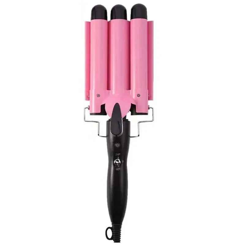 Ceramic Triple Barrel Hair Waver | Professional Curling Iron