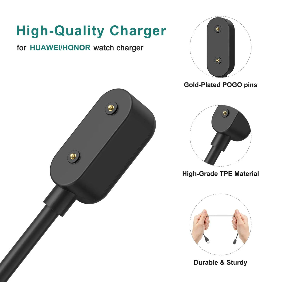USB Charger Cable for Huawei Watch Fit 2 & Band 7/8 | 6.29