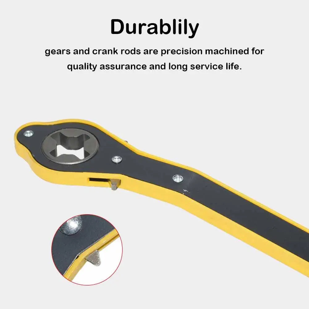 Labor-Saving Ratchet Lug Wrench | Car Tire & Bolt Tool