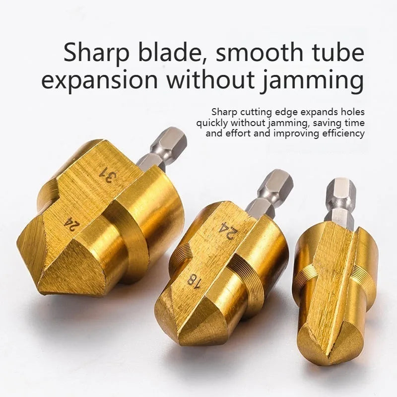 Stepped Drill Bit for PVC PPR Pipe – 20/25/32mm Core Tool