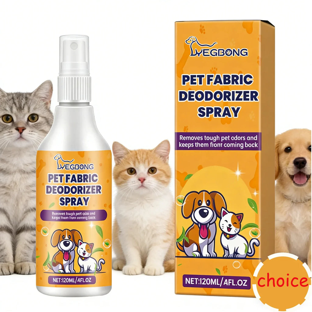 Pet Deodorant Spray – Dog & Cat Odor Eliminator 120ml