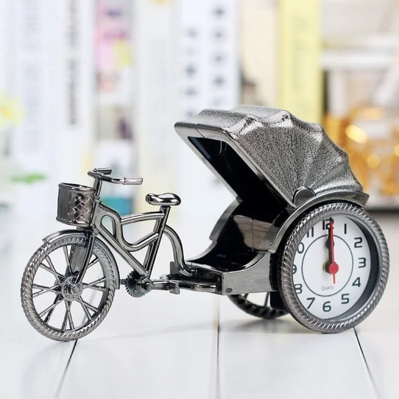 Retro Rickshaw Alarm Clock – Kids Decorative Bedside Clock