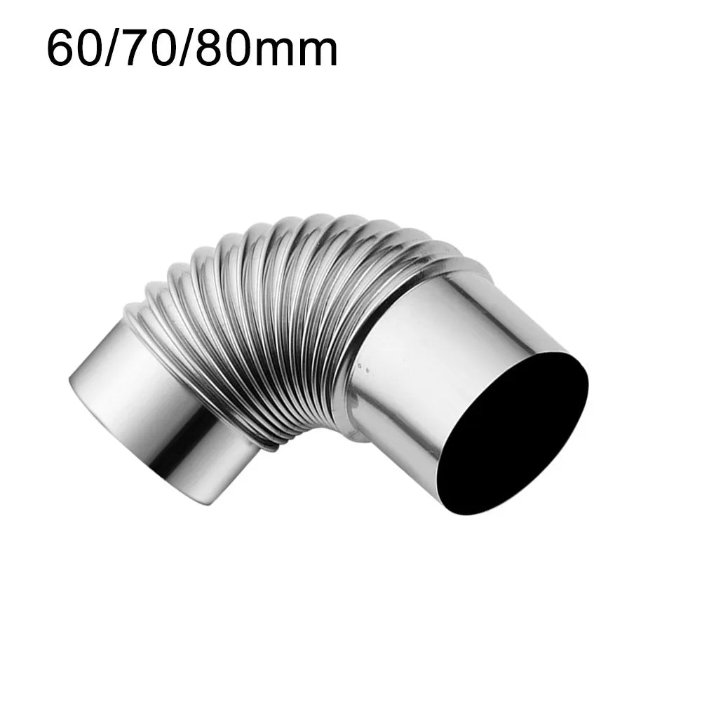 60 70 Stainless Steel 90 Elbow Chimney Liner Bend Multi-flue Stove