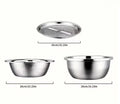 Stainless Steel Multi-functional Kitchen Grater Draining Bowl