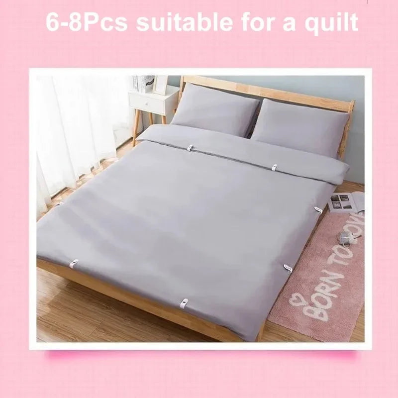 Duvet Clips & Quilt Cover Fasteners | Comforter Sheet Holder Pegs