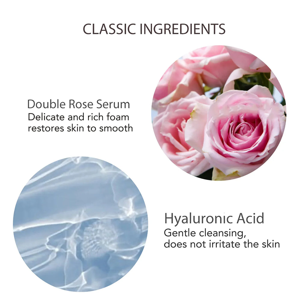 AILKE Rose Facial Cleanser – Brightening, Pore Cleansing, Oil Control