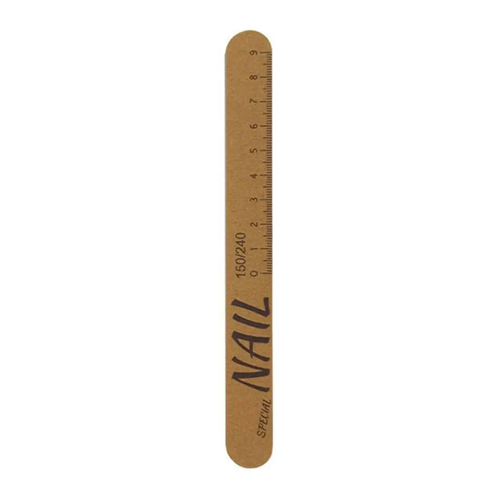 Double-Sided Nail Files 100/150/180/240 Grit with Scale Guide