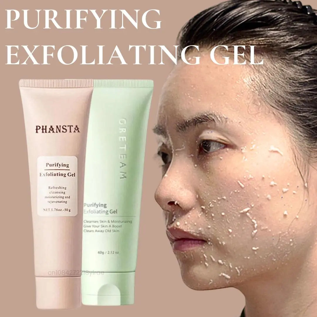 Face Exfoliating Gel – Deep Pore Cleanse & Gentle Scrub