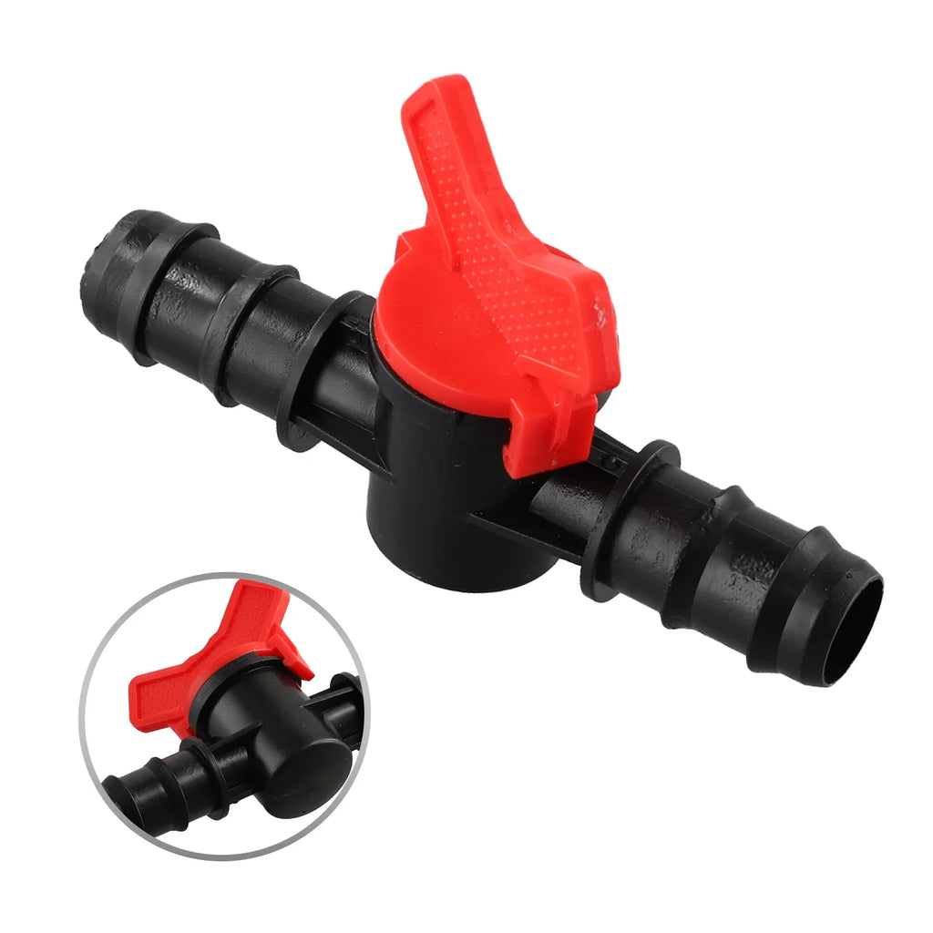 Shut-off Valve Ball Connector PE Pipe PN4 Drip Hose 16 20 Irrigation