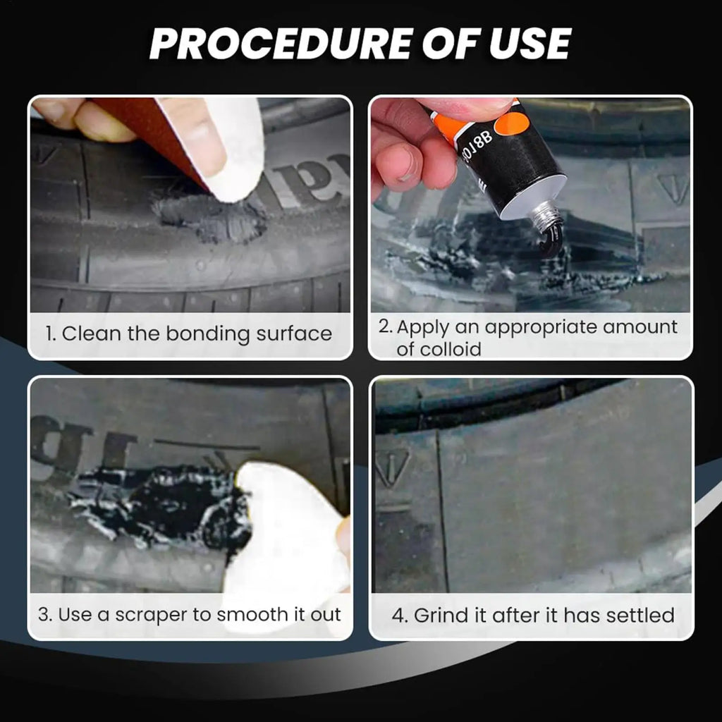 Tire Repair Glue 50ml – Waterproof Flexible Rubber Adhesive