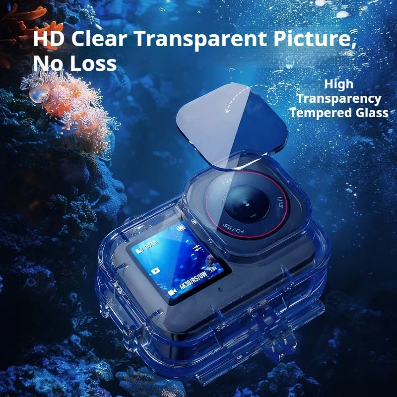 70M Dive Housing for DJI Osmo Action 6 + Underwater Fill Light