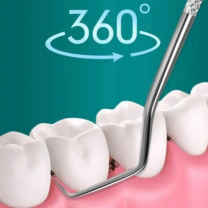 Stainless Steel Reusable Toothpick & Floss Set | Oral Care