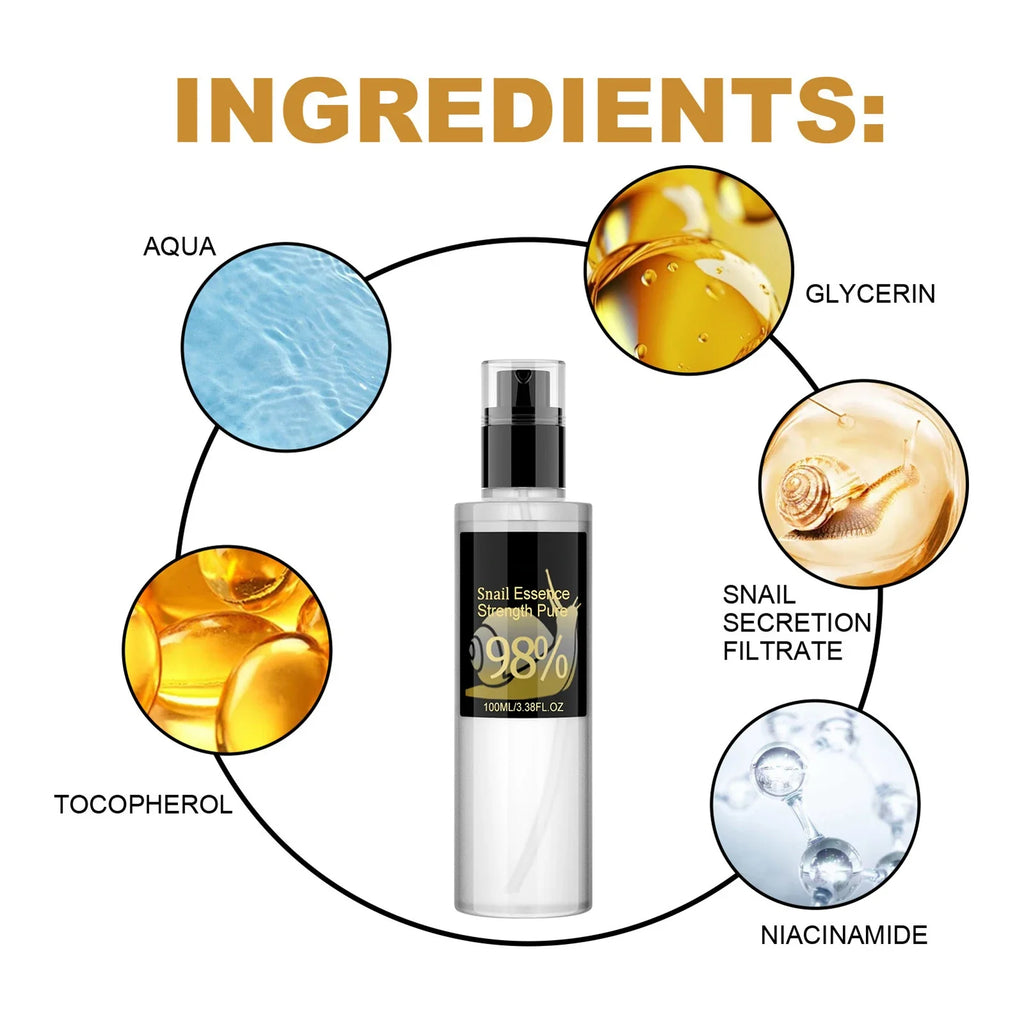 Disaar Snail Mucin Serum – Hyaluronic Acid & Brightening