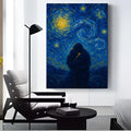 Van Gogh Blue Style HD Canvas Wall Art Print – Home Decor