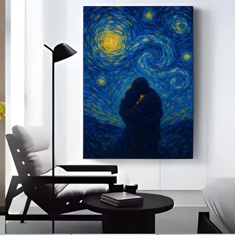 Van Gogh Blue Style HD Canvas Wall Art Print – Home Decor
