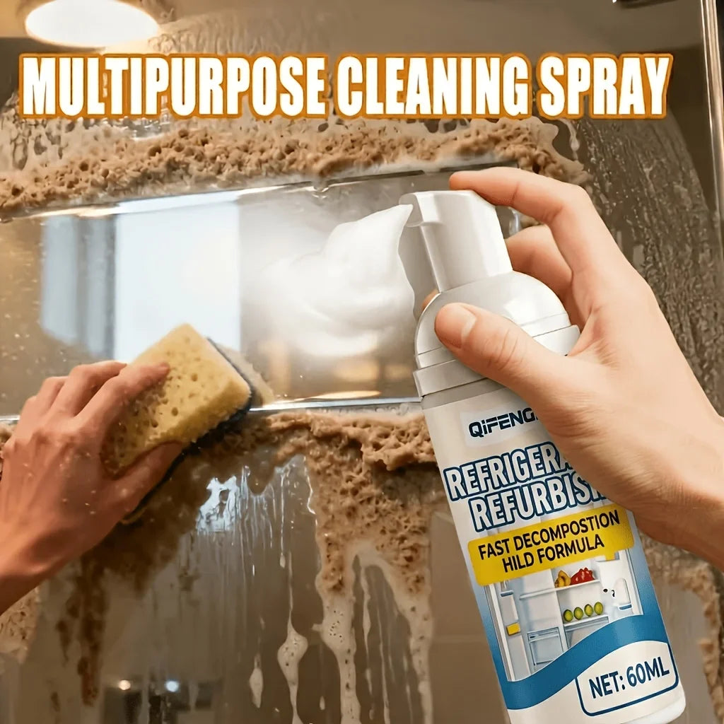 Foam Spray Fridge Cleaner – Removes Grease, Stains & Odours