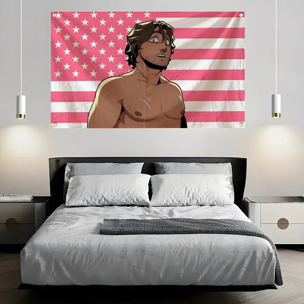 Indoor & Outdoor Decorative Flag – Wall Art Banner | 6 Sizes