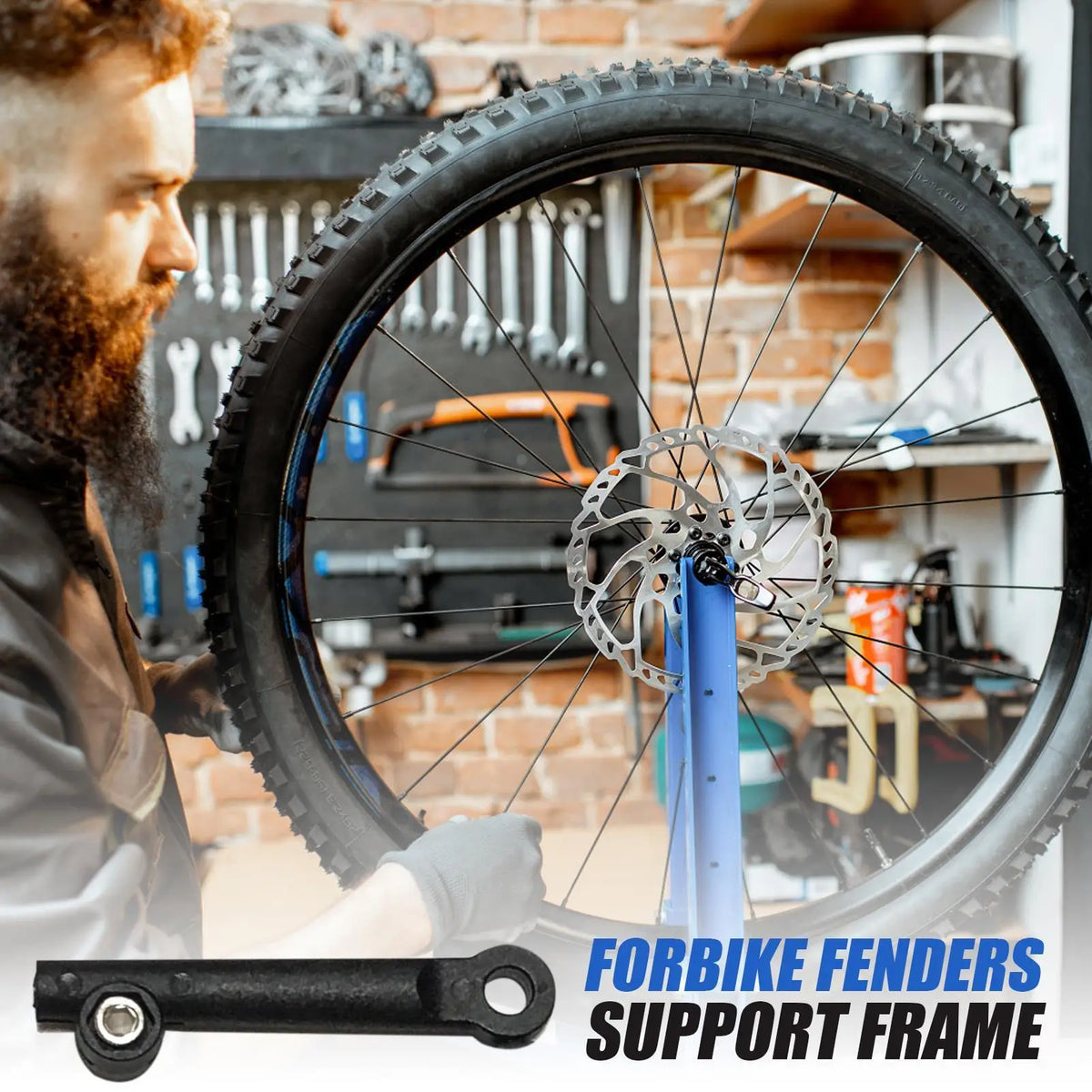 Adjustable Stainless Steel Bike Mudguard Support Bracket