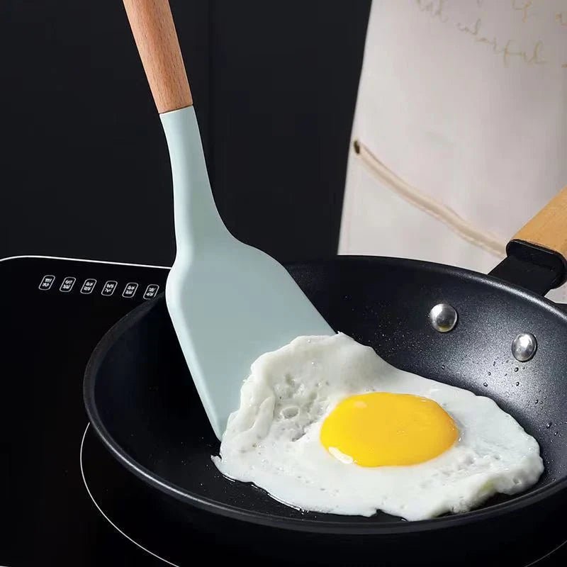Silicone Spatula & Wide Pizza Shovel – Non-Stick Kitchen Tool