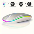 Wireless Mouse Slim Bluetooth-compatible Computer Mice Portable