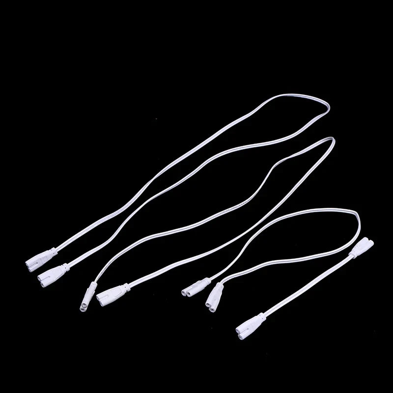 T4 T5 T8 LED Tube Connector Cable – Flexible 2-Pin Linking Cord