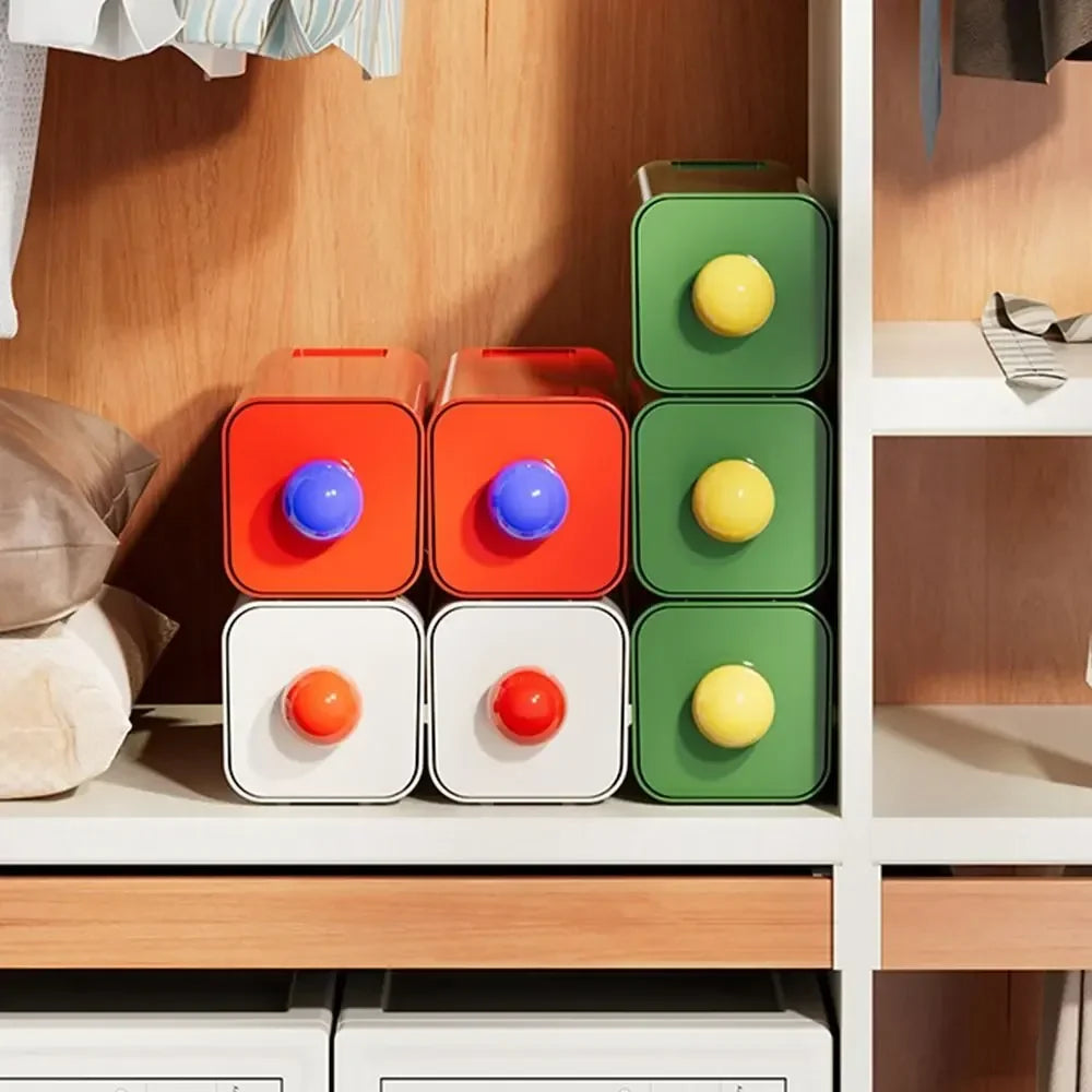 Wall-Mount & Desktop Storage Boxes for Socks & Underwear