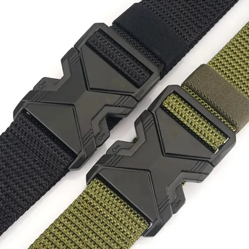 Men's Tactical Sports Belt Adjustable Quick Release Buckle