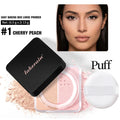 Lakerain Duo Loose Setting & Correcting Powder + Puff | Matte