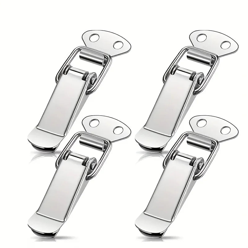 4-Piece Durable Spring Rod Latch Clip Stylish Modern Toggle Catch