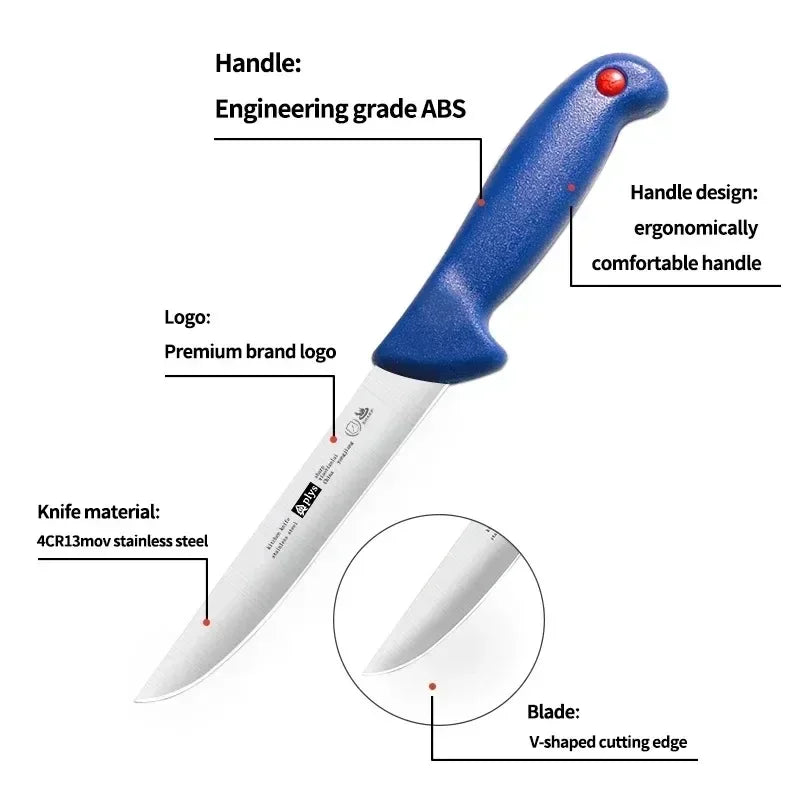 Professional Stainless Steel Boning Knife – Butcher Meat Knife