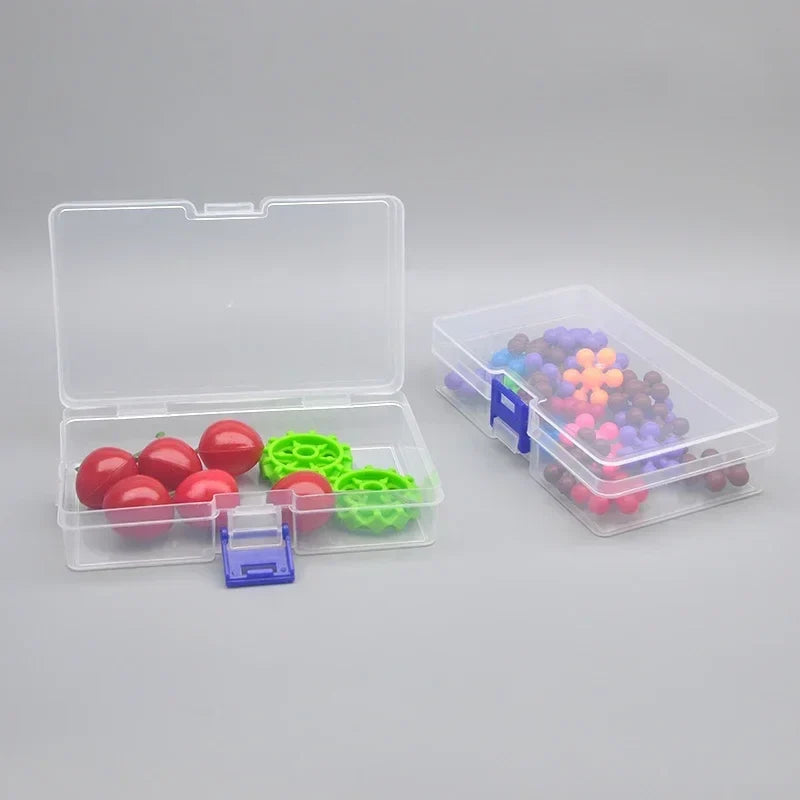 5 Transparent Plastic Storage Boxes Can Accommodate Small Items Toys