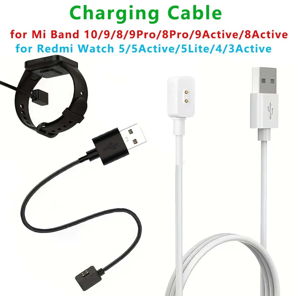 Charging Cable for Redmi Watch 4 5 & Mi Band 8 9 10 USB