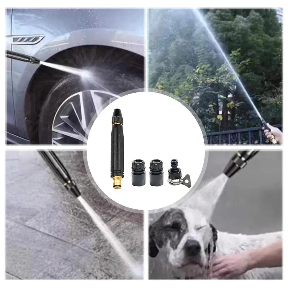 High-pressure Water Pipe Spray Hose Metal Nozzle Garden Lawn Wash