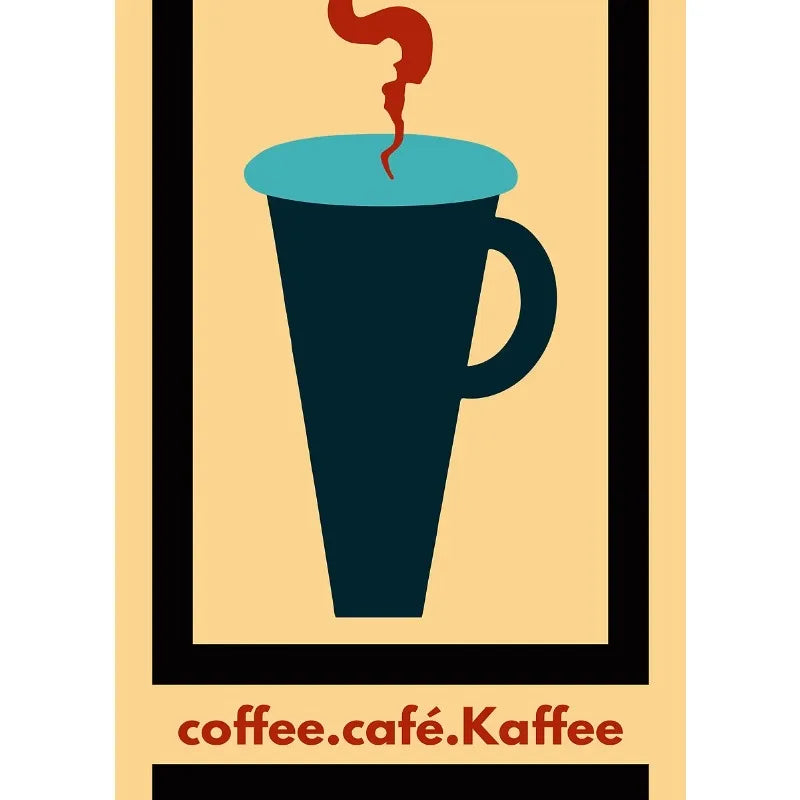 "More Espresso" Funny Coffee Quote Canvas Kitchen Wall Art