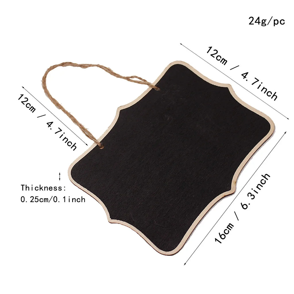 Bview Art Mini Home Office Decorative Chalkboard Kids Wooden