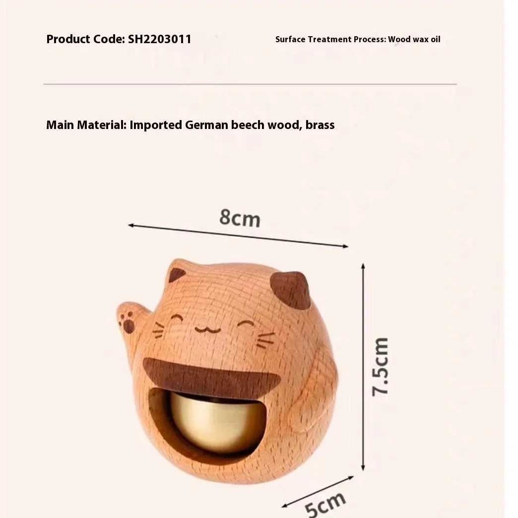 Maneki Neko Bell Magnetic Doorbell Dopamine Wind Chime Door-pulling