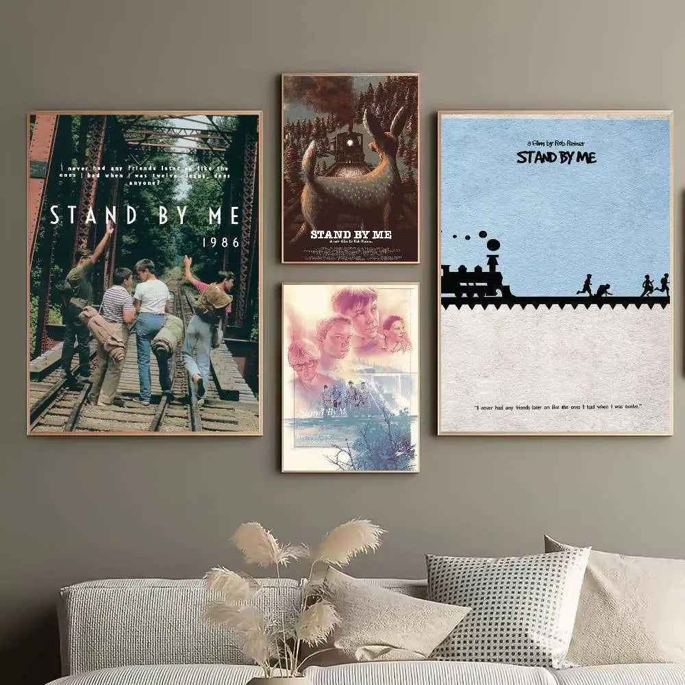 Stand by Me Movie Poster – HD Self-Adhesive Waterproof Wall Art