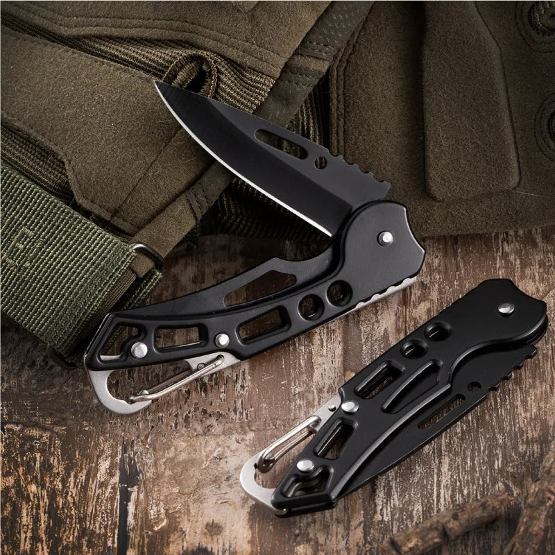 Portable Stainless Steel Folding Knife – Camping & Outdoor