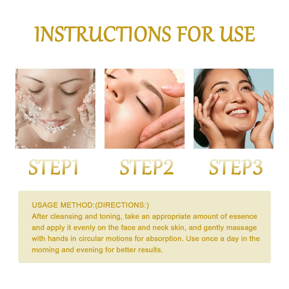 1 2 Bee Venom Facial Serum Face Essence Wrinkle Reduction Skin