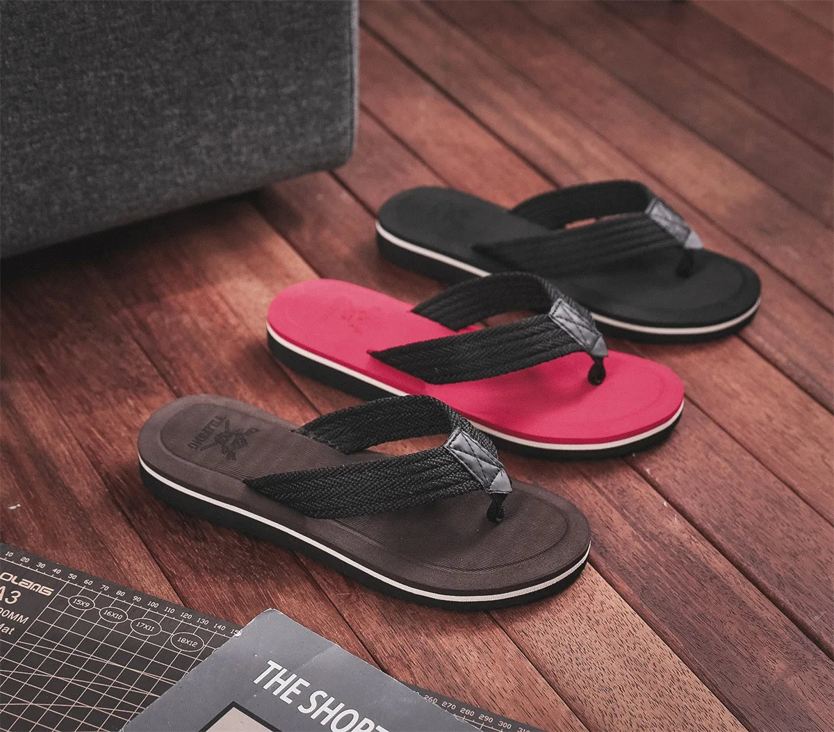 Men's EVA Flip Flops – Beach Slippers, Indoor & Outdoor