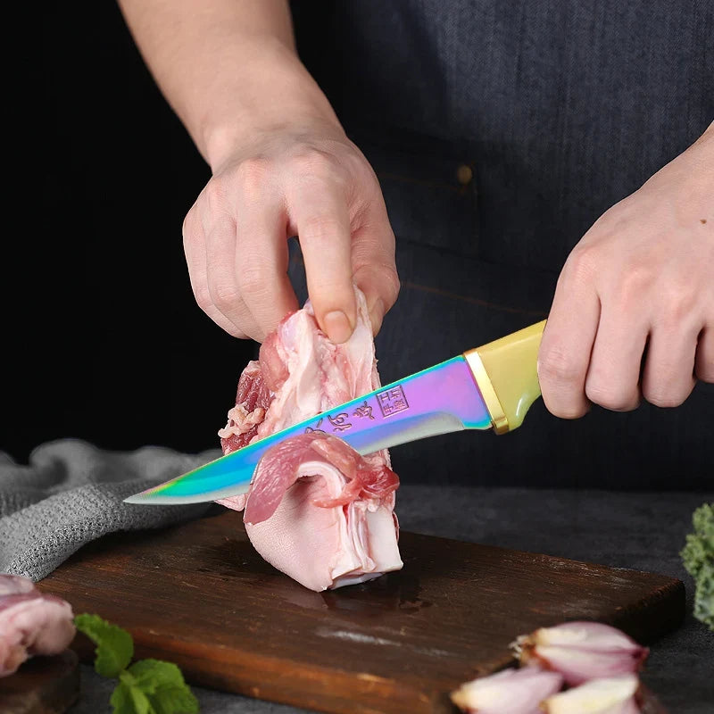 InLeung Stainless Steel Boning Knife – Forged Chef Kitchen Knife