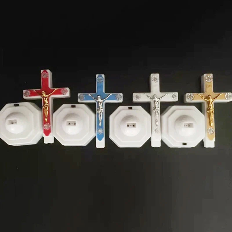 LED Glowing Cross Night Light | Christian Home & Church Decor